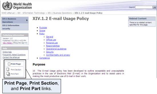 Print eManual pages